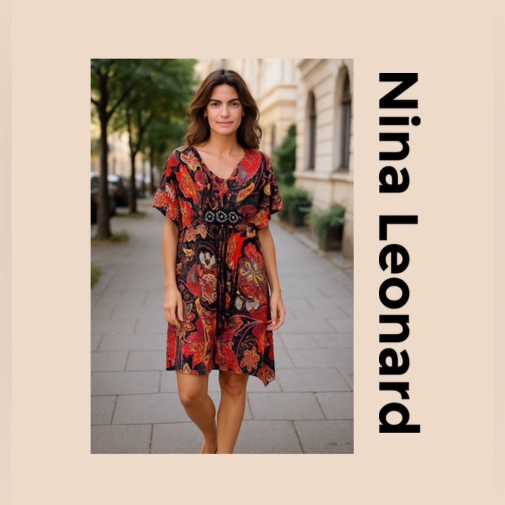 Women’s Short Sleeve Knee Length Dress Size  XL